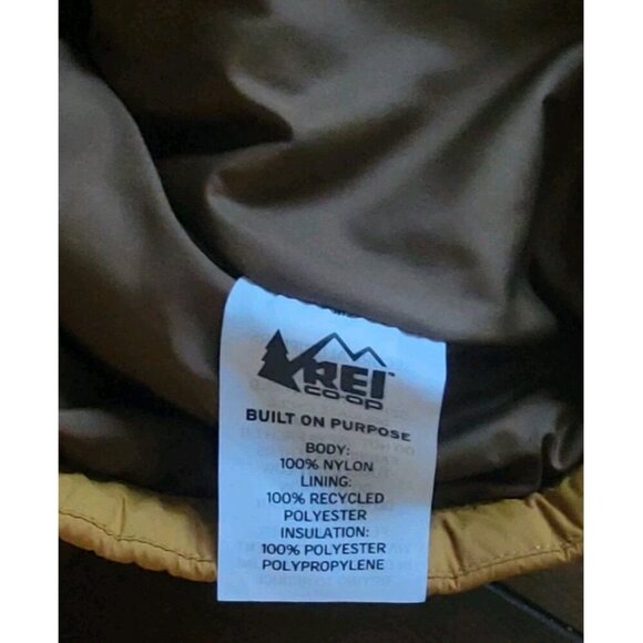 REI Co-Op Insulated Sleeveless Vest Womens Large Puffer Zip Pockets Quilted - Picture 6 of 10